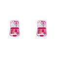 thumbnail image 4 of Cateissary Caja de botones de costura para el hogar, pinzas de emergencia, enhebrado de agujas con soporte, accesorios manuales, rosa y rojo Rosa roja 2piezas Cateissary CBP487816, 4 of 5