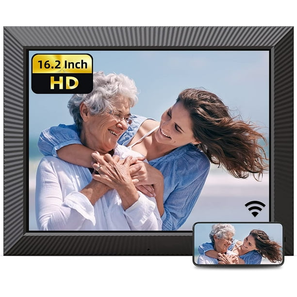 NexFoto 16.2 Inch HD Smart Digital Photo Frame 32GB with Remote Control