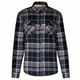 thumbnail image 1 of Kariban - Camisa chaqueta de cuadros forro sherpa para chico hombre (Gris Tormenta/Marino) Kariban UTPC3406_stormgreynavy, 1 of 2