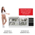 thumbnail image 5 of Alacena Gabinete Bajo Cocina Madesa Glamy 200 Sin Tarja BN, 5 of 5