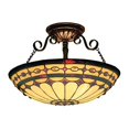 thumbnail image 2 of Elk Lighting Diamond Ring 3 Light Semi Flush Mount in Burnished Copper, 2 of 4