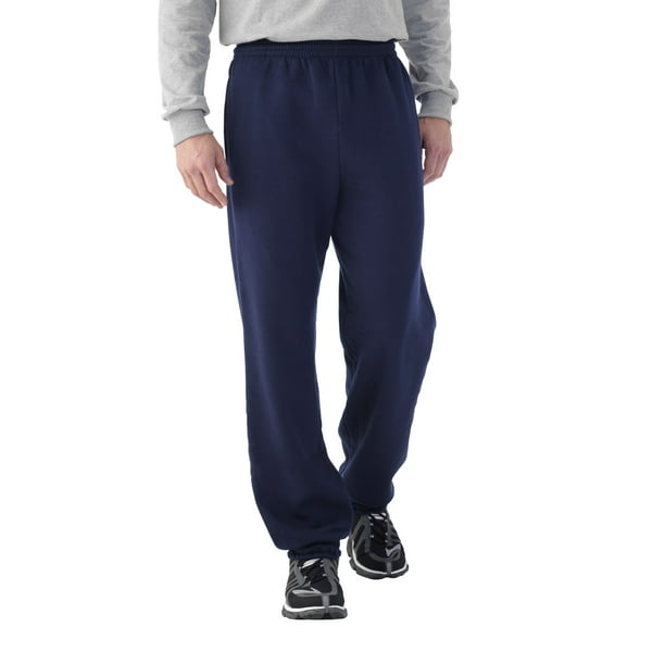 Fruit of the Loom Men's EverSoft Fleece Elastic Bottom Sweatpants, Up to Size 4XL - Walmart.com