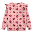 thumbnail image 6 of Yuyamidu Girls Ladybug Sweatshirt Size 7-8 Pink Crewneck Graphic Sweatshirts Ruffle Shoulder Tops Casual Lightweight Everyday Clothes Long Sleeve Workout Pullover, 6 of 8