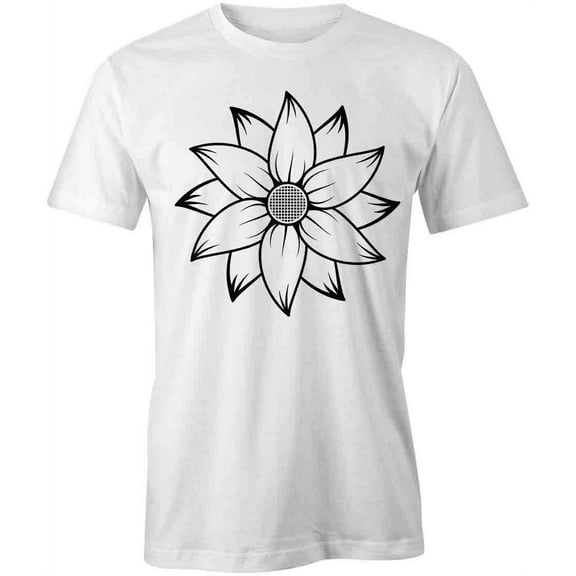 Sunflower T-Shirt | Pretty Flowers White Tee Gift