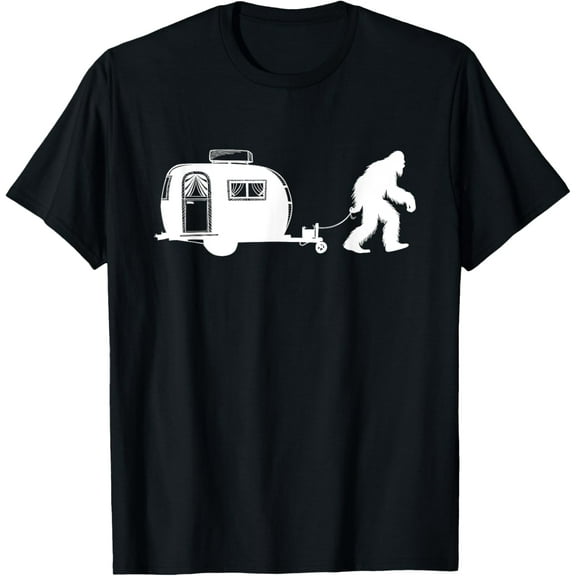 Sasquatch RV Motorhome Camping Bigfoot Campervan Funny T-Shirt