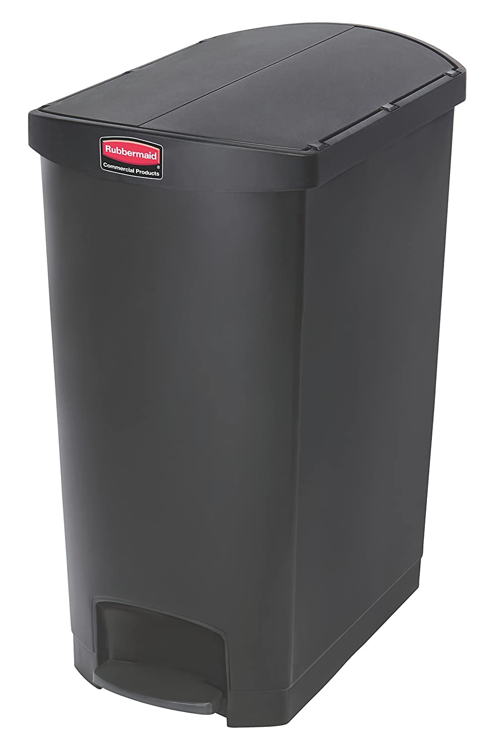 Rubbermaid Commercial Products Slim Jim StepOn Plastic Trash/Garbage Cans, 24 Gallon, Plastic