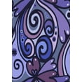 thumbnail image 1 of Ahgly Company Tapis d'Intérieur Lavables à la Machine pour la Zone de Transition Violette, 2' x 4', 1 of 7