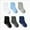 Z26-Blue, variant on Caqnni Kids Classics Crew Socks 6 Pairs Child Boy Boys Girls Athletic Cotton Basic School Breathable Casual Sports Socks GIFT FOR BOYS/GIRLS SOFT & COZY Indoor&Outdoor Wear for 0-7 Years,0-1 Years