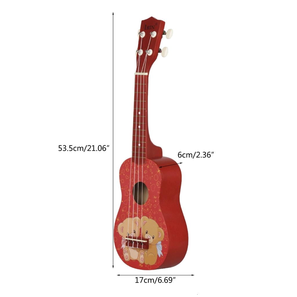 Yihuala Ukulele 21 Inch Professional Ukelele Small Guitar Delicate Tuning Pegs 4 Strings Ukulele Wood for Beginner Learning