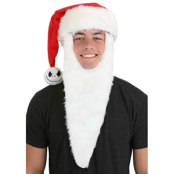 Disney Nightmare Before Christmas Jack Santa Hat