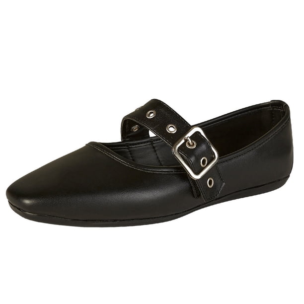 Balerina Para Mujer CASTALIA 325-44 Negro Hebilla Ajustable