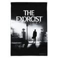 thumbnail image 1 of The Exorcist Logo and Silhouette Garden Yard Flag, 1 of 4