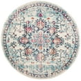 thumbnail image 3 of SAFAVIEH Madison Dalia Oriental Area Rug, Cream/Blue, 8' x 8' Round, 3 of 11