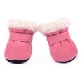 thumbnail image 3 of Pet Snow Boots, Soft Warm Dog Paw Protector Winter Dog Feet Shoes with Hook Loop Closure for Dogs Cats Puppy Kitten, 3 of 5