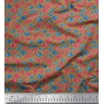 thumbnail image 1 of Soimoi Cotton Jersey Fabric Fish Shirting Decor Fabric Printed Yard 58 Inch Wide, 1 of 1