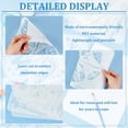 thumbnail image 4 of 9 Pcs Tropical Leaves Painting Large Stencil 8.3x11.7" 11.8x11.8" Monstera Ceriman Rubber Grass Palm Leaf Ginkgo Biloba Four-Leaf Clover Spraying Stencil PET Plants Themes Stencil, 4 of 9