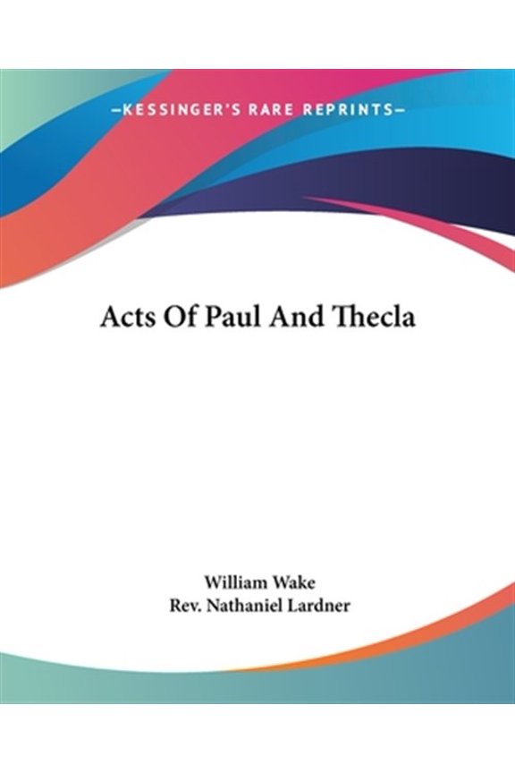 Pre-Owned Acts of Paul and Thecla