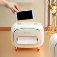 thumbnail image 4 of LAIQIEN Multifunctional Desktop Tissue Box Storage Compartment Modern Home Decoration, 4 of 11