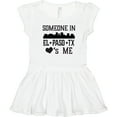 thumbnail image 3 of Inktastic El Paso Texas Someone Loves Me Skyline Girls Toddler Dress, 3 of 5