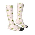 thumbnail image 3 of Balery Avocado Doing Sport Yoga Fun Novelty Socks Men'S Women'S Crew Socks Funny Crazy Novelty Socks Quirky And Cool Socks, 3 of 9