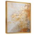 thumbnail image 2 of Designart "Magic Of Gold And White Marble Geode II" Abstract Marble Floater Framed Wall Art Prints, 2 of 5