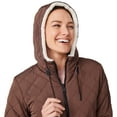 thumbnail image 5 of Free Country Women's Switch It Up Cloud Lite Reversible Jacket Hickory L, 5 of 9