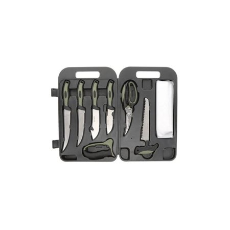 Old Timer 5 Gut Hook 4 Caping Knife with 6 Bone Saw