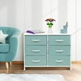 thumbnail image 7 of SolaceHue Dresser with 6 Drawers - Furniture Storage Tower Unit for Bedroom, Hallway, Closet, Office Organization - Steel Frame, Wood Top, Easy Pull Fabric Bins (6-Drawer, Pastel Purple), 7 of 7