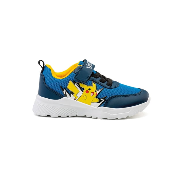Yuyin Tenis Casual Pikachu para Niños Cómodos Zapatos Pokémon Azules con Diseño Vibrante Plantilla Acolchada Suela Antiderrapante Ideal para Escuela y Juego