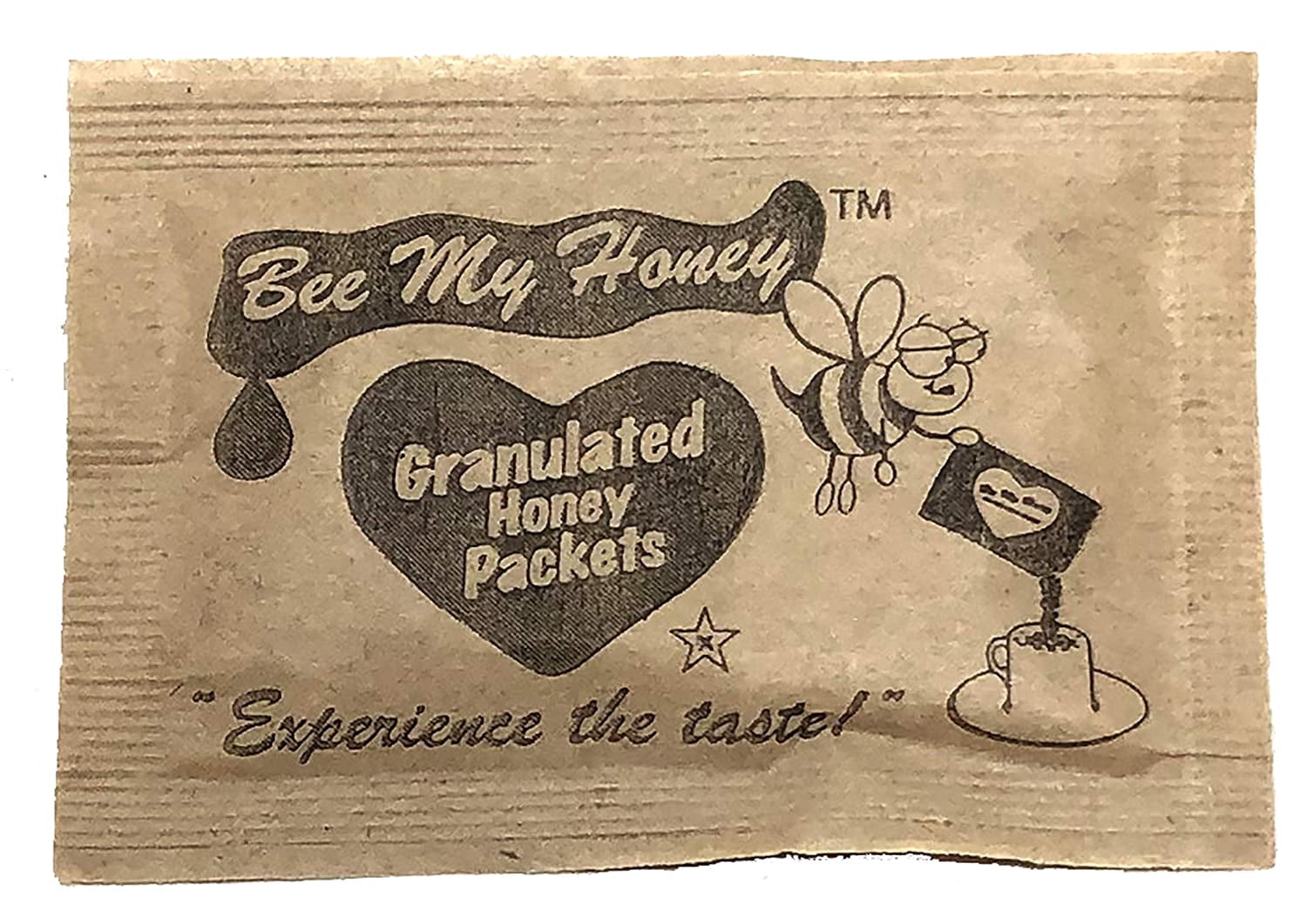 Bee My Honey Pure Granulated Honey, 1 Box (300 Packets)
