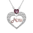 thumbnail image 2 of Collar con colgante de corazón para mamá del Día de la madre, collar de amor maternal, joyería de tendencia, regalo para madre Wmkox8yi  sjalhkljlk1050, 2 of 9