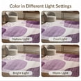 thumbnail image 7 of ODIKA 2'x3' Washable Throw Rug Non-Slip, Low Profile, Flatwoven, Easy Care Purple Abstract Boho Brushstroke Watercolor Swirl Ombre Gradient for Hallway, Study Room, 7 of 7