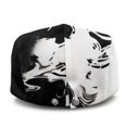 thumbnail image 3 of CHAQLIN Vintage Beret Hat for Golf Summer, Black White Smoke Pattern Polyester All-Season Newsboy Hat Light, 3 of 4