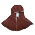 thumbnail image 4 of Goodhd Leather Welding Hood Helmet Mask Protector Cap Electric Welder Spark Flame Proof-Brown, 4 of 5
