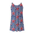 thumbnail image 6 of VBTAPA Summer Dresses for Women Floral Beach Sun Dress Novelty 3D Printed Sleeveless Mini Dresses Prime Sales Multicolor M, 6 of 7