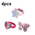 thumbnail image 2 of 12 lazos para el pelo para niñas, linda banda de goma sin costuras brillante para niños, soportes para cola de caballo para niños pequeños, 2 of 6