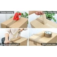 thumbnail image 4 of 4Rolls Brown Packing Tape 2.4mil x 1.88inch x 50yds, Shipping Tape for Heavy Duty, Moving, Packing, BOMEI PACK, 4 of 9
