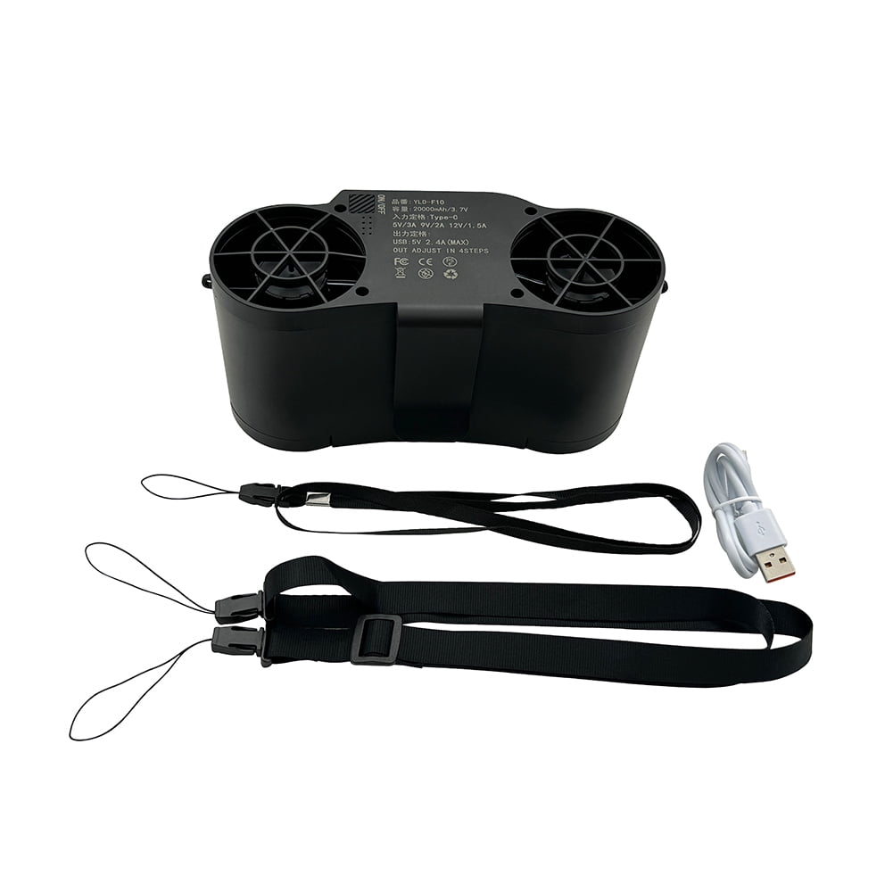 Ventilador Turbo De Mano 100 Velocidades - 4000 MAh, USB-C, Portátil - Para Exterior, Trabajo, Estudio