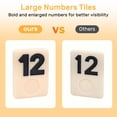thumbnail image 3 of Juego Rummy Cube Uvcany para 8 jugadores con 8 estantes de madera y funda, 3 of 8