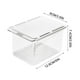 thumbnail image 3 of Caja de almacenamiento transparente con cajón para gabinete | Organizador extraíble para baño | Almacenamiento de cosméticos que ahorra espacio para hisopos y cepillos de dientes | Almacenamiento, 3 of 9