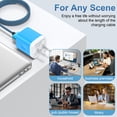 thumbnail image 3 of USB Wall Charger Block, 2 Pack Type C Charger with 6FT USB C Charging Cable Type C Cable Cord USB to Usb C Cable, USB Charging Block Android Charger USB Brick USB Plug Adapter[Blue], 3 of 8