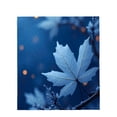 thumbnail image 4 of Durable Soft & Warm Flannel Blanket - Cozy Leaf Pattern Design Perfect for Sofa Travel Bed & Chair - Winter Comfort Essential, 4 of 7