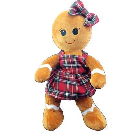 16" Ginger Bread Man Stuffed Animal - Hand Stuffed