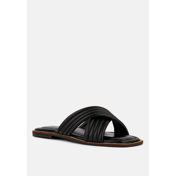 Eura Quilted Leather Flats