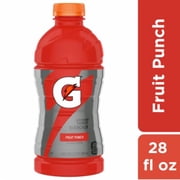 Gatorade Red Fruit Punch Sports Drink Bottle 28 fl oz - Pack of 2