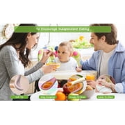 IYYI Baby Feeding Spoons, Baby Spoons Self Feeding, Infant Spoons for First Stage, Dishwasher Safe
