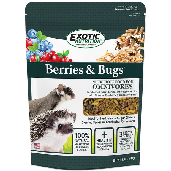 Exotic Nutrition Berries & Bugs 1.5 lb.
