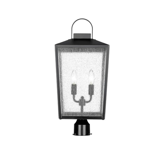 Millennium Lighting 42654 Devens 2 Light 24" Tall Outdoor Single Head Post Light - Black