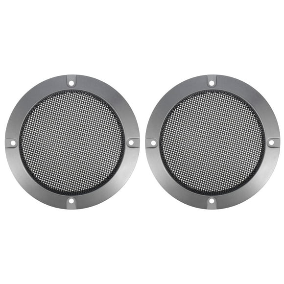 2uds 4'' Tono Titanio Coche Audio Altavoz Funda Malla Subwoofer Rejilla