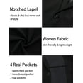 thumbnail image 4 of Men Blazers, Sport Coats for Men Suit Jackets and Blazers Casual Classic Fit Two Button Comfy Lightweight Blazer Work Office Linen Casual Sport Coat Blazer Jacket, 4 of 7